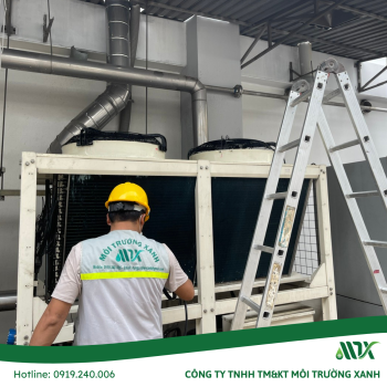 DỰ ÁN: ĐẠI TU VÀ BẢO TRÌ CHILLER GIẢI NHIỆT GIÓ 13HP NHÀ MÁY CONSTANTIA (KCN TÂN BÌNH)